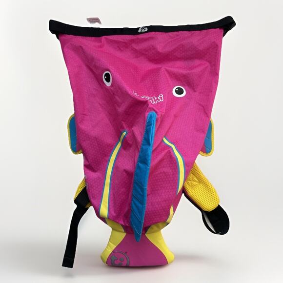 Trunki PaddlePak Pink Fish Swim Backpack Beach Pool Water Resistant Toddler Size - Picture 2 of 10
